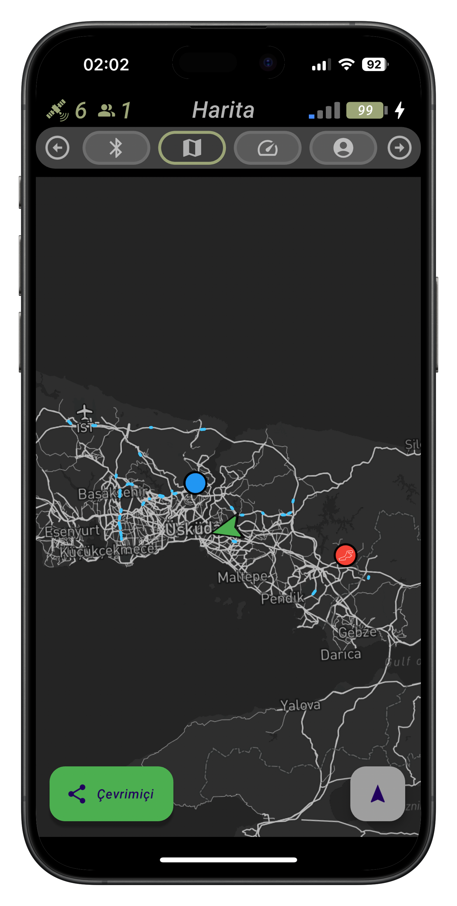 R-EX app — Map