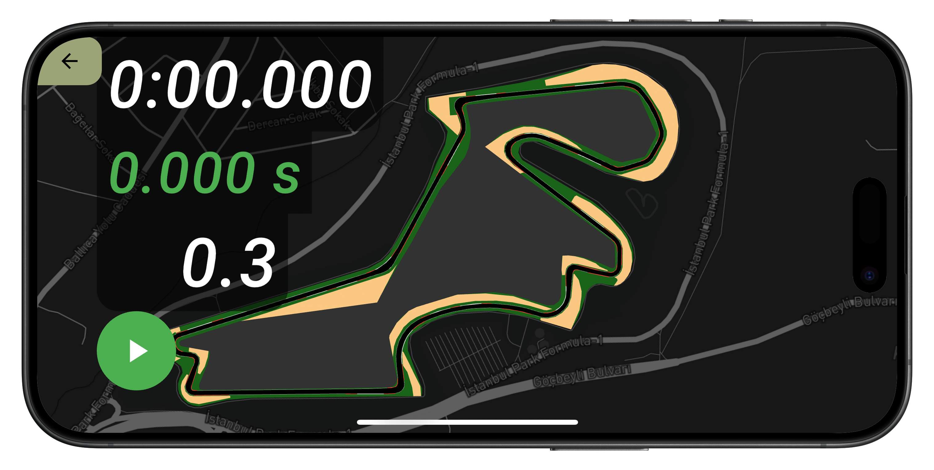 R-EX app — Track mode